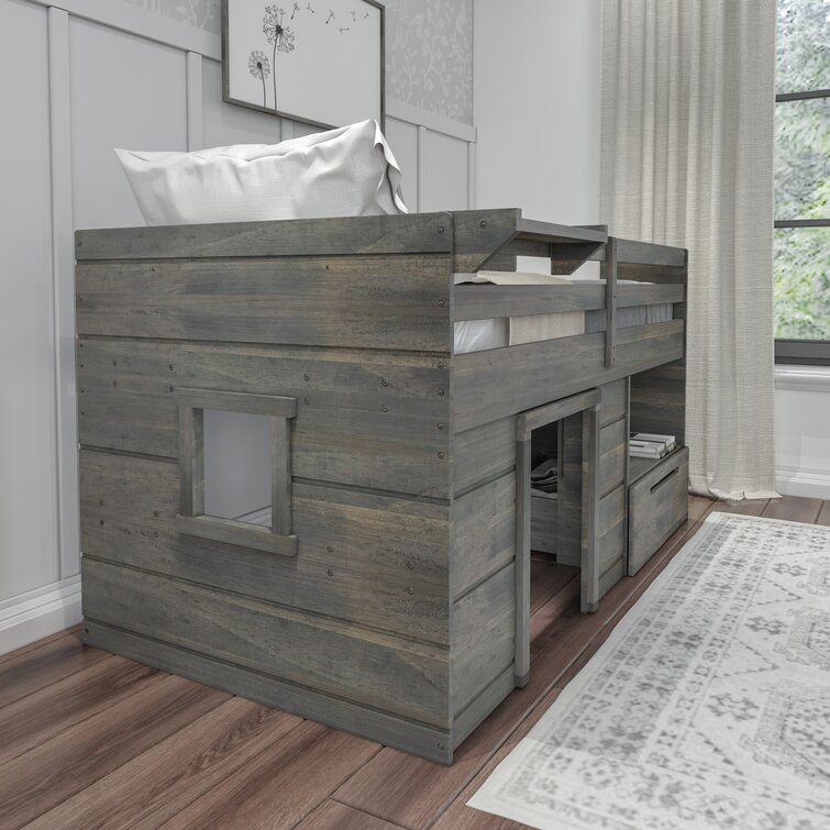 Purdy hill modern farmhouse twin outlet low loft bed